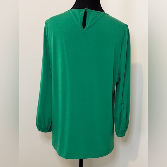 Adrianna Papell Green Women's Blouse - Picture 3 of 5